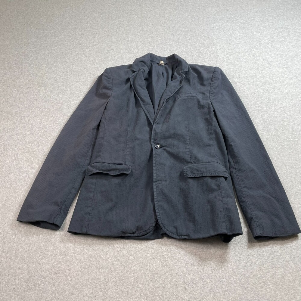 Juicy Couture Blazer Men 38 Blue Sports Coat Jacket Nautical Academia Heritage